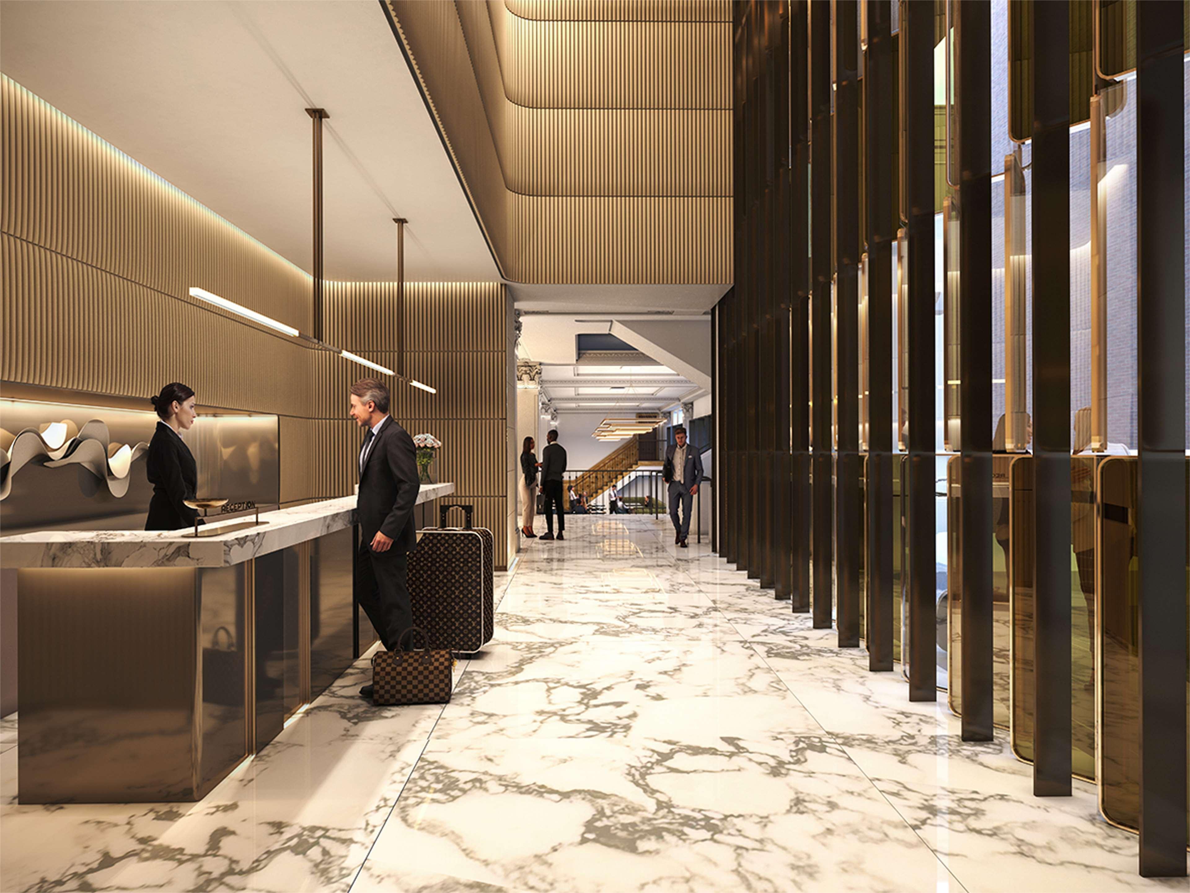 Hilton Melbourne Little Queen Street Exterior foto The new private suite at London Heathrow Airport